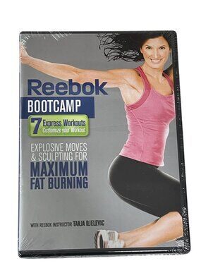 Reebok BootCamp DVD Workout Fitness 7 Express Workouts Gaiam